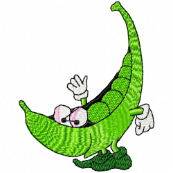 Funny Veggies Embroidery Design 2